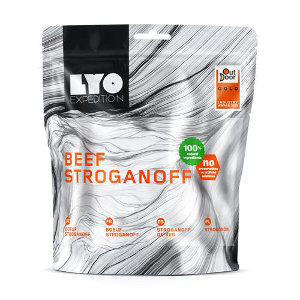 Test Lyo Food Boeuf Stroganoff