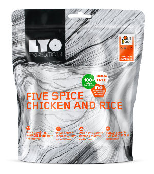 Test Lyo Food Cinq �pices Poulet au riz