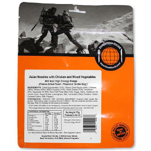Test Expedition Foods Nouilles Asiatiques au Poulet