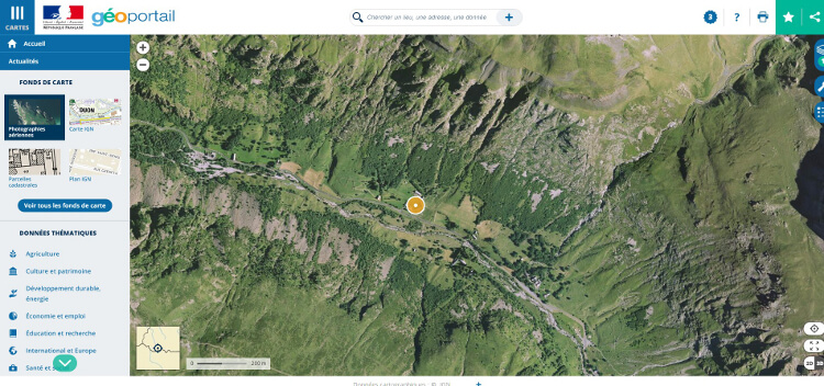 Panneau des cartes Panneau des cartes