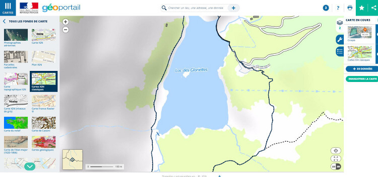 La trace est visible de nouveau La trace est visible de nouveau