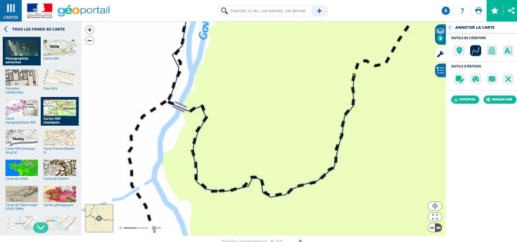 Zoom sur l'itinéraire Zoom sur l'itinéraire