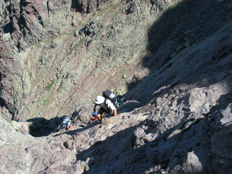 Passage dans le cirque de la Solitude Passage dans le cirque de la Solitude