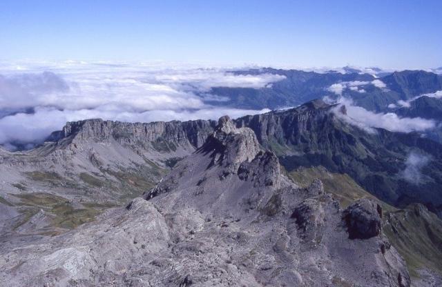 Le pic d'Anie depuis le parking du refuge de Labérouat Miniature