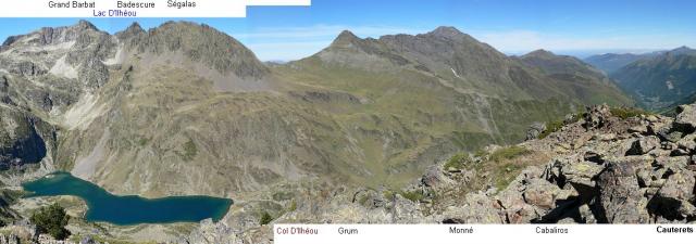 Le pic de Nets - 2428 m - et les crêtes de Cayan Miniature