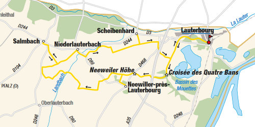 Lien topo Circuits des Hauts de Lauterbourg Circuits des Hauts de Lauterbourg