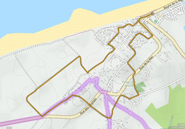 Lien topo La Balade de Quiberville La Balade de Quiberville