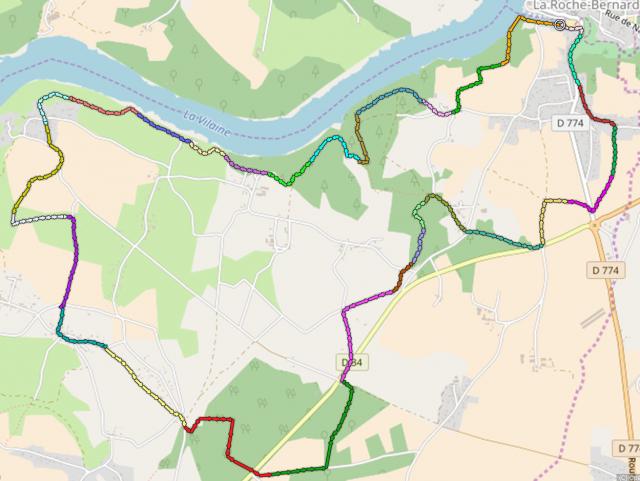 Lien topo Les bords de Vilaine Les bords de Vilaine