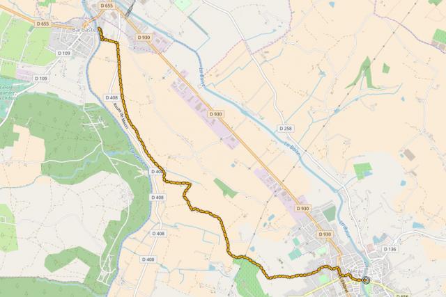 Lien topo Nérac, du Château Henri IV au Moulin des Tours Nérac, du Château Henri IV au Moulin des Tours