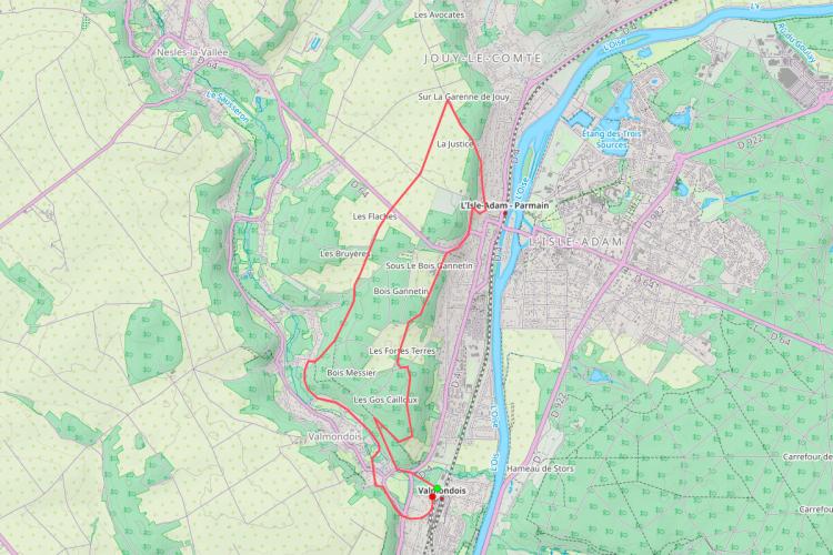 La Croix des Verts Itinéraire de randonnée La Croix des Verts