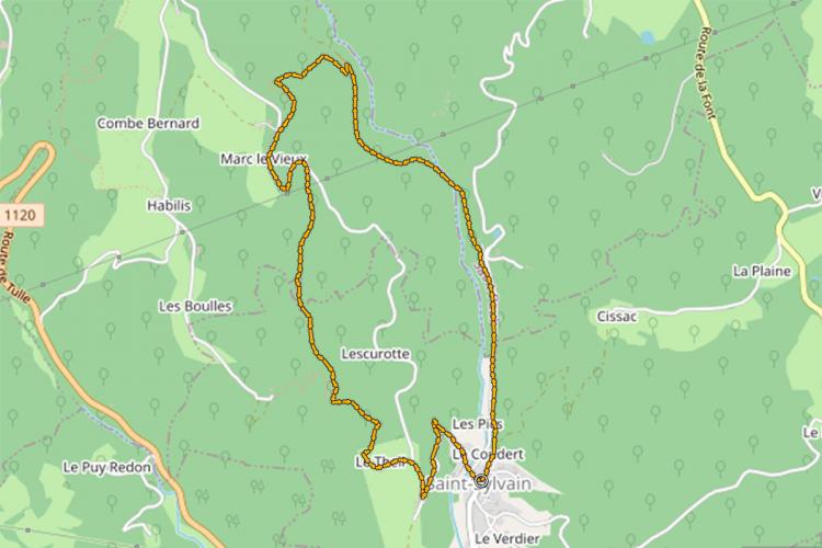 Chemin de fer, chemin de terre Itinéraire de randonnée Chemin de fer, chemin de terre