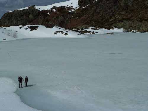 Raquettes à neige jusqu'à l'étang d'Appy Image Panoramio
