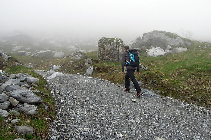 Test du sac à dos Lafuma Fastlite 25 : montée vers le lac de Pormenaz
