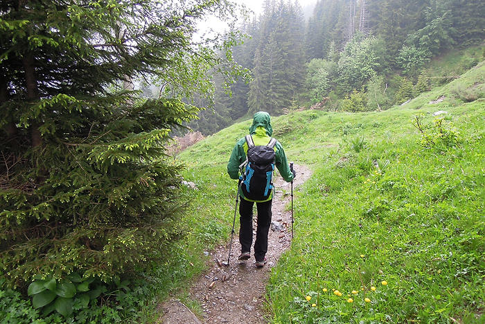 Test du sac à dos Lafuma Fastlite 25 : descente du lac de Pormenaz