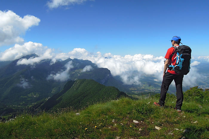 Test du sac à dos Lafuma Fastlite 25 : au sommet de la pointe de la Cochette en Chartreuse