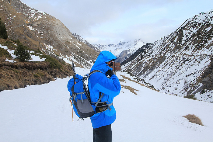 Test de la veste Jack Wolfskin Broad Peak XT dans les Pyrénées Test de la veste Jack Wolfskin Broad Peak XT dans les Pyrénées
