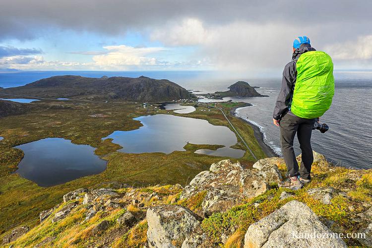 Sac à dos Osprey Kestrel 38 dans les îles Vesteralen en Norvège Sac à dos Osprey Kestrel 38 dans les îles Vesteralen en Norvège