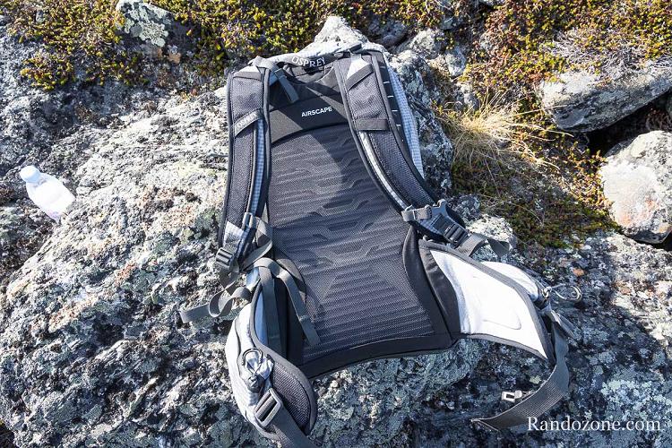 Sac à dos Osprey Tempest Pro 20 : panneau arrière Airscape Sac à dos Osprey Tempest Pro 20 : panneau arrière Airscape