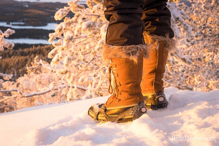 Bottes de neige Sorel Joan of Arctic en randonnée en Laponie Bottes de neige Sorel Joan of Arctic en randonnée en Laponie