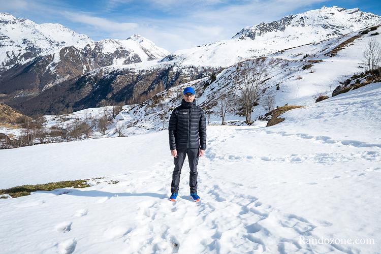Doudoune Millet Evole 700 Down dans les Pyrénées Doudoune Millet Evole 700 Down dans les Pyrénées