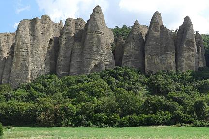 Trace gps Les pénitents des Mées Les pénitents des Mées