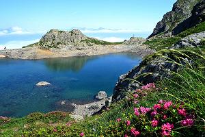 Lac du Crozet et col de la Pra Lac du Crozet et col de la Pra