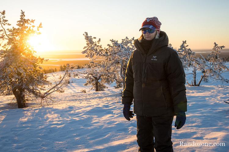 Test de la doudoune Arc'Teryx Alpha Parka en Finlande Test de la doudoune Arc'Teryx Alpha Parka en Finlande