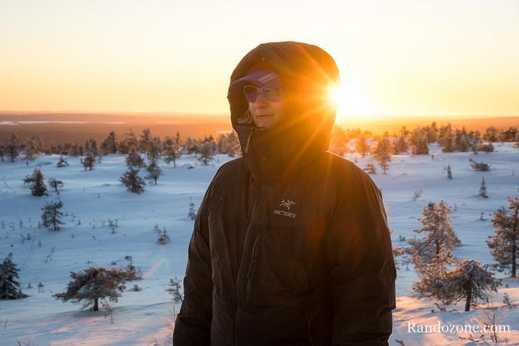 Test de la doudoune Arc'Teryx Alpha Parka en Finlande Test de la doudoune Arc'Teryx Alpha Parka en Finlande