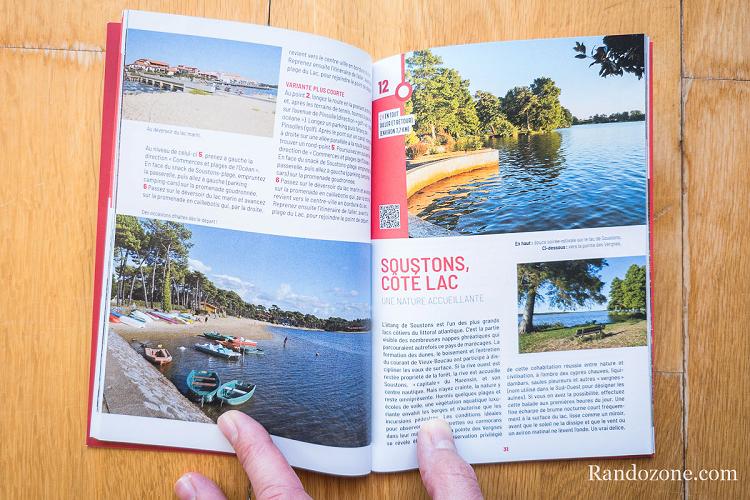 Pages intérieures Topoguide Sentiers d'Emilie Landes Rando Editions Pages intérieures Topoguide Sentiers d'Emilie Landes Rando Editions