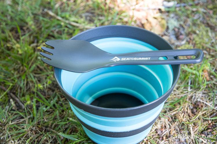 Gobelet et fourchette du kit de cuisine Sea to Summit Frontier Ultralight Gobelet et fourchette du kit de cuisine Sea to Summit Frontier Ultralight