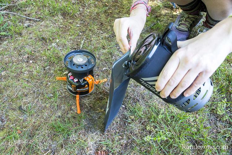 Plat lyophilisé Cook n Run en préparation Plat lyophilisé Cook n Run en préparation