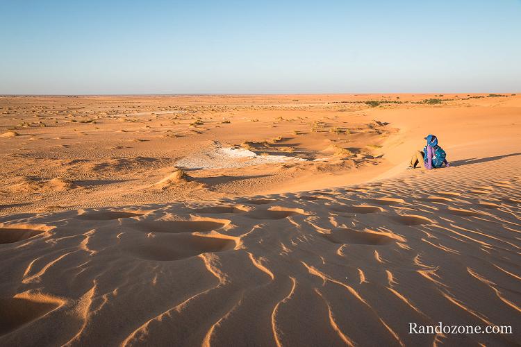 Trek dans le désert en Mauritanie Trek dans le désert en Mauritanie
