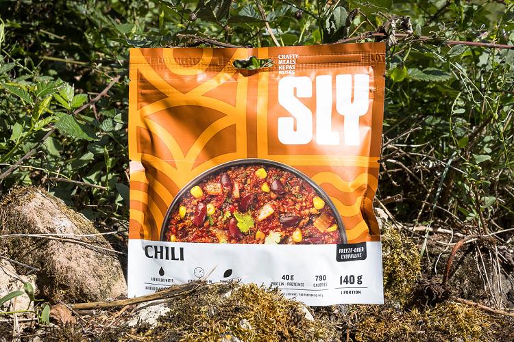 Test du plat lyophilisé Sly Chili : packaging Test du plat lyophilisé Sly Chili : packaging