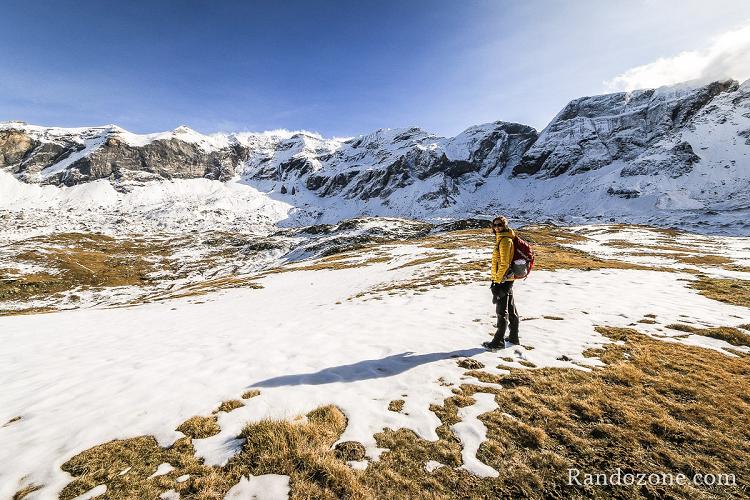 Doudoune Patagonia Nano Puff Hoody dans le cirque de Troumouse Doudoune Patagonia Nano Puff Hoody dans le cirque de Troumouse