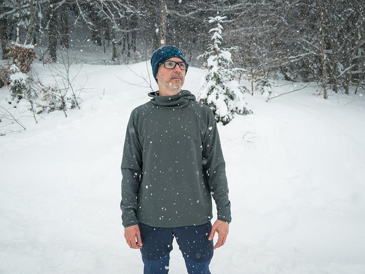 Pull Odlo Cubic dans les Pyrénées Pull Odlo Cubic dans les Pyrénées