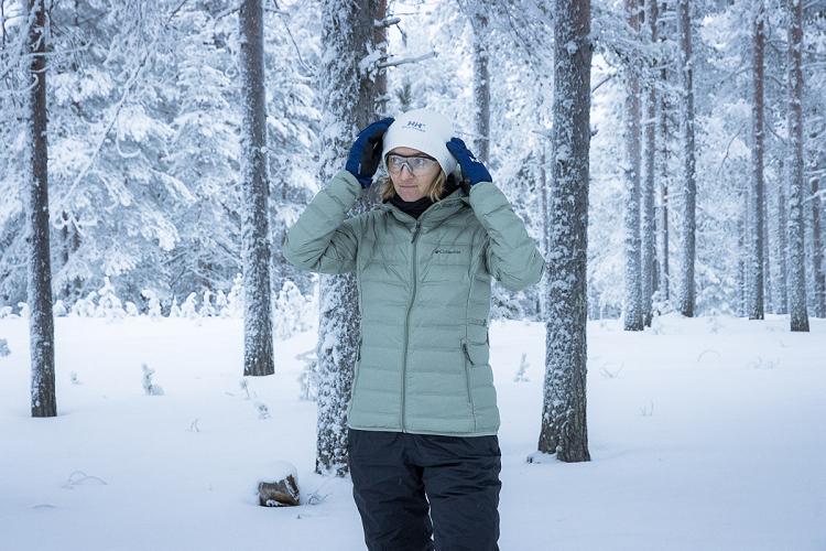 Test de la doudoune Columbia Lake 22 II en Finlande Test de la doudoune Columbia Lake 22 II en Finlande