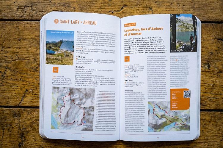 Intérieur du livre Mon week-end rando clé en main Pyrénées Intérieur du livre Mon week-end rando clé en main Pyrénées