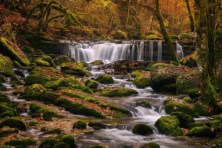 Cascades du Herisson, Jura, France Cascades du Herisson, Jura, France