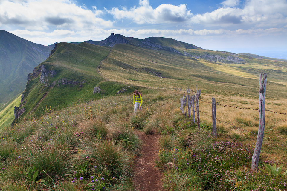 Randonnée sur les crêtes du Sancy