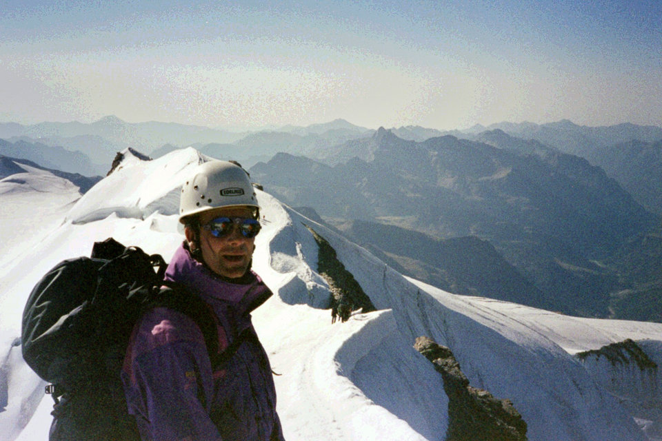 Arête sommitale du Castor Arête sommitale du Castor