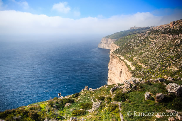 Ile de Malte : Superbe panorama sur l'océan Randonnées à Malte le long des falaises de Dingli et Fawwara