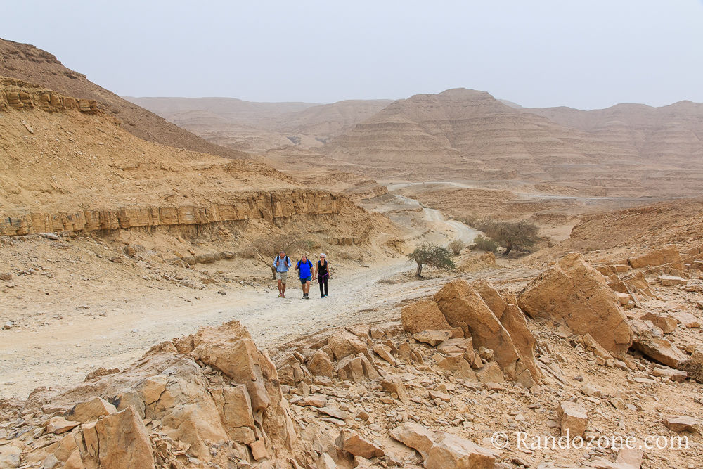 Randonnée dans le désert de Néguev