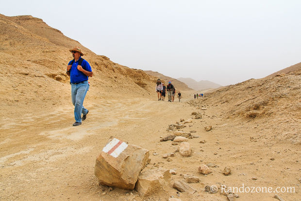 Randonnée dans le désert de Néguev