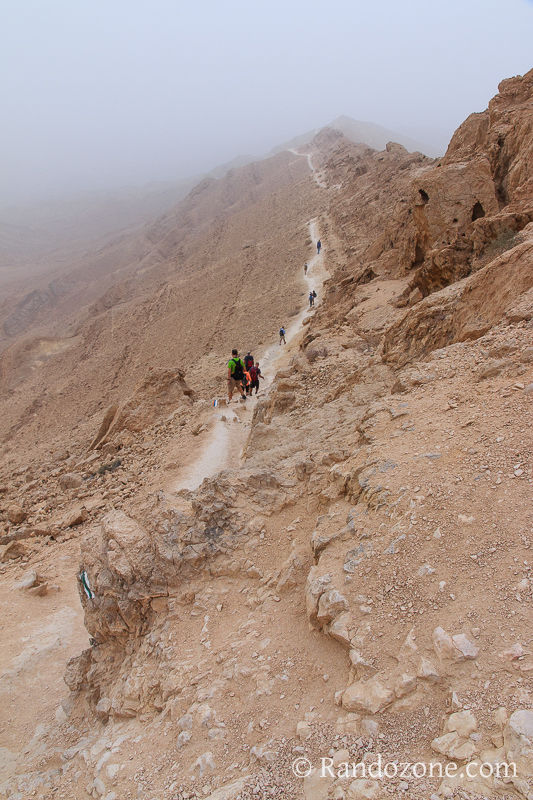 Randonnée dans le Ramon Crater en Israël Randonnée dans le Ramon Crater en Israël