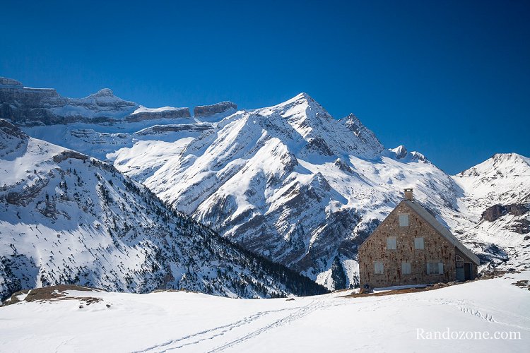Refuge des Espuguettes en hiver