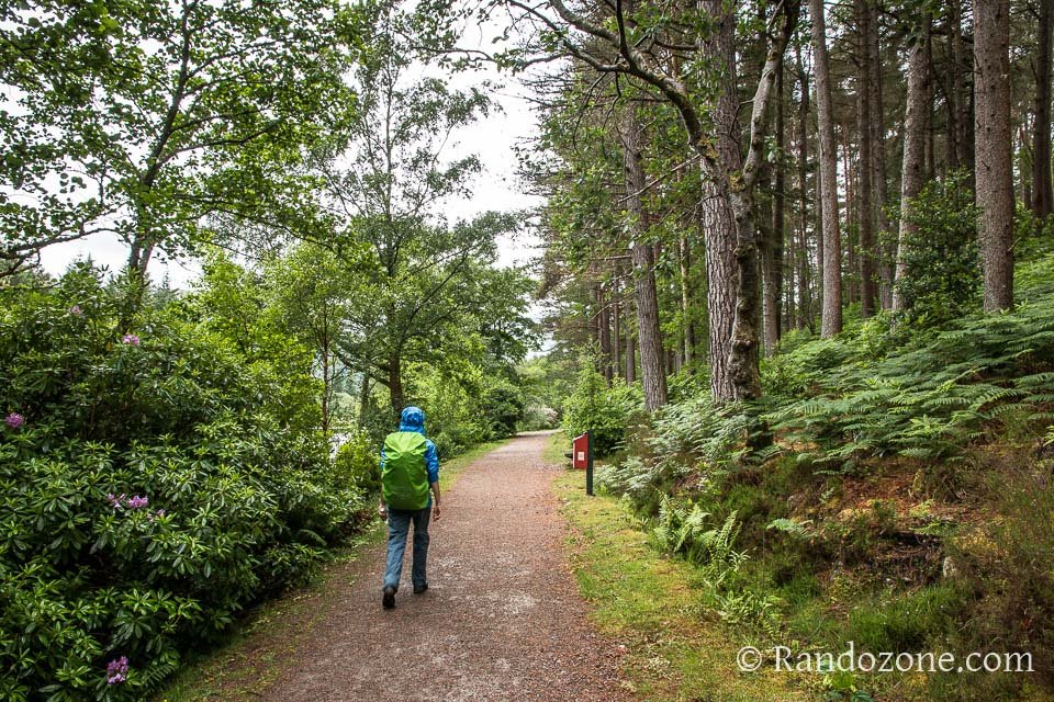 On longe le lac pour en faire le tour On longe le lac pour en faire le tour