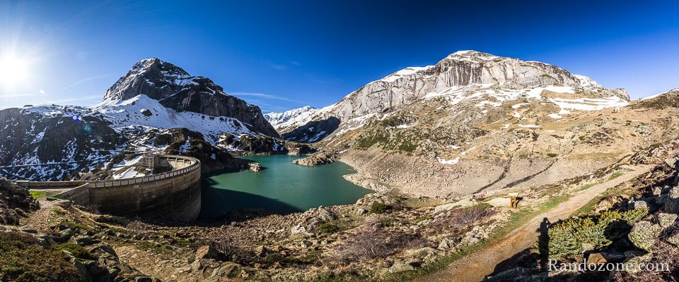 Panoramique du lac des Gloriettes Panoramique du lac des Gloriettes