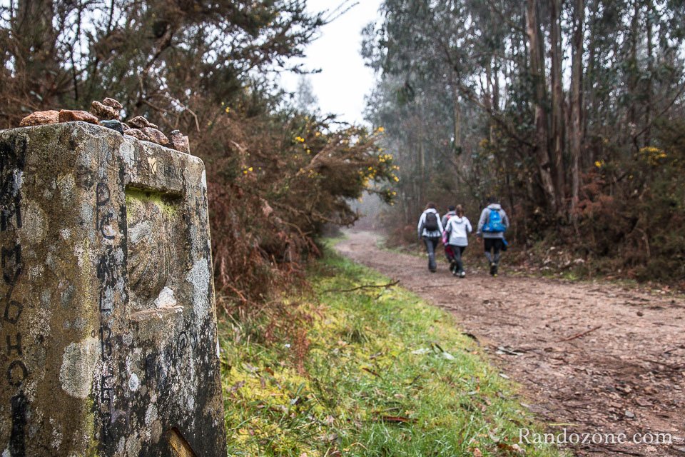 Sur la dernière étape du chemin de Saint Jacques de Compostelle Sur la dernière étape du chemin de Saint Jacques de Compostelle