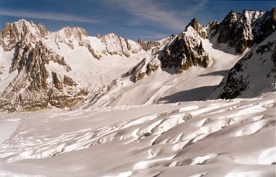 France : Descente à skis de la mer de Glace France : Descente à skis de la mer de Glace
