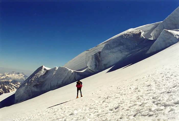 France : Lors de l'ascension du Mont Blanc France : Lors de l'ascension du Mont Blanc